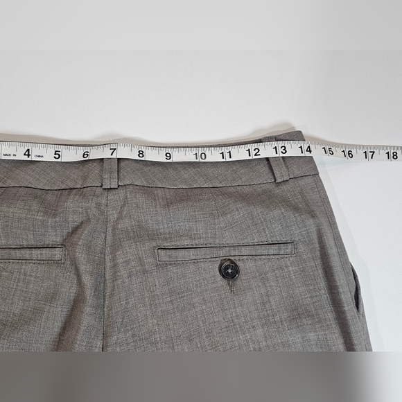 Banana Republic Dress Pants Womens Size 2 Gray Harrison Fit Stretch‎ Wool Blend - Picture 6 of 10